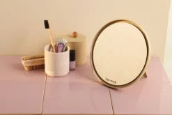 Design Letters Espejos De Mesa<Espejo de mesa Mirror Mirror Ø21 cm, Beige