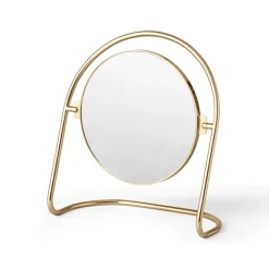 Audo Copenhagen Espejos De Mesa<Espejo de mesa Nimbus 25 cm, Latón pulido Color dorado