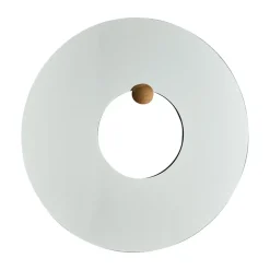 AYTM Espejos Redondos<Espejo de pared Castellum Ø80 cm, Roble aceitado natural Transparente