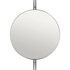 GUBI Espejos Redondos|Espejos De Pared<Espejo de pared IOI Ø80 cm, Negro