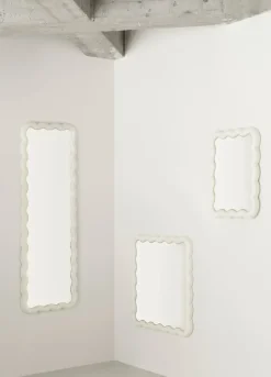 Normann Copenhagen Espejo Illu 65x50 cm, Blanco