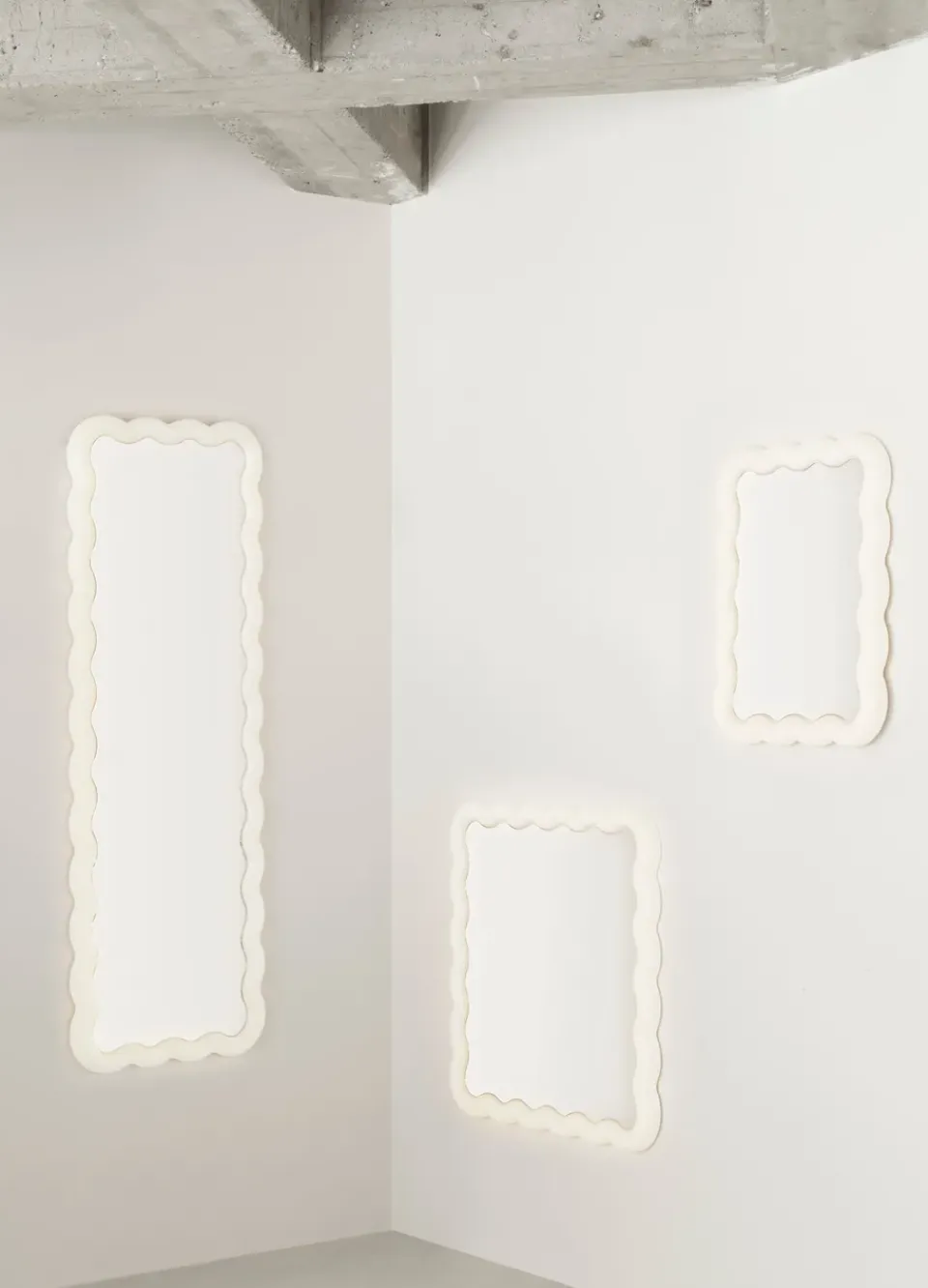 Normann Copenhagen Espejo Illu 65x50 cm, Blanco
