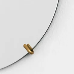 MOEBE Espejo Wall mirror Ø 30 cm, Latón Color dorado Online