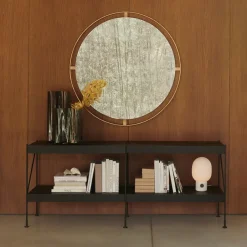 Audo Copenhagen Espejos Redondos<Espejo Nimbus, Bronced brass, ø60 Marrón