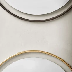 Audo Copenhagen Espejos Redondos<Espejo Nimbus, Bronced brass, ø60 Marrón