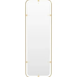 Audo Copenhagen Espejos De Pared<Espejo rectangular Nimbus, Polished brass Color dorado