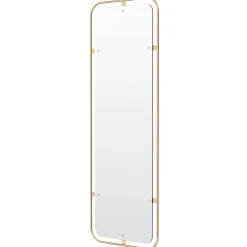 Audo Copenhagen Espejos De Pared<Espejo rectangular Nimbus, Polished brass Color dorado