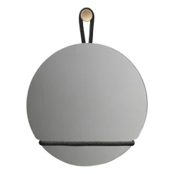 Design House Stockholm Espejos Redondos|Espejos De Pared<Espejo redondo Lasso, transparente- Negro