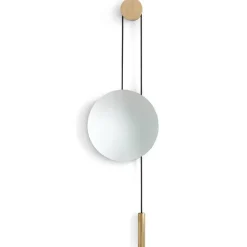 New Works Espejo Rise and Shine, Natural oak-brass weight Beige Outlet