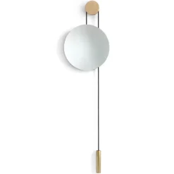 New Works Espejo Rise and Shine, Natural oak-brass weight Beige Outlet