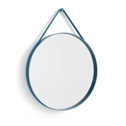 HAY Espejo Strap Mirror Ø70 cm, Blue Azul Clearance