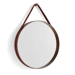 HAY Espejo Strap Mirror, Dark brown Marrón Hot
