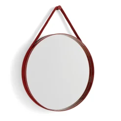 HAY Espejos Redondos<Espejo Strap Mirror, Red Rojo