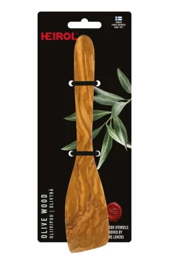 Heirol Espátula madera de olivo, 32 cm Marrón Best