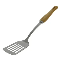 De Buyer Espátulas De Cocina Y Paletas<Espátula ranurada con mango de madera B Bois, acero inoxidable GrisBeige