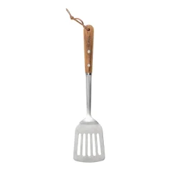 Heirol Espátula ranurada inoxidable 36 cm, haya Marrón Clearance