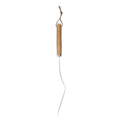 Heirol Espátula ranurada inoxidable 36 cm, haya Marrón Clearance