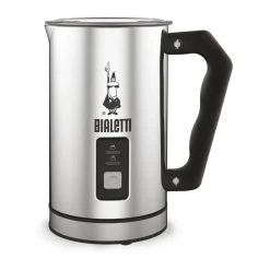 Bialetti Espumador de leche Hot and Cold, 24 cl PlateadoNegro Hot