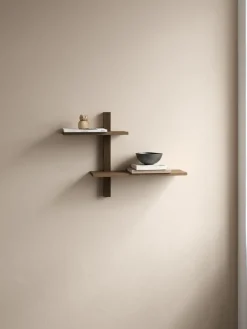 Andersen Furniture Estantes Y Estanterías De Pared|Estantes Y Estanterías De Pared<Estante de pared Phase, Roble ahumado aceitado, 68x18x55 cm Marrón