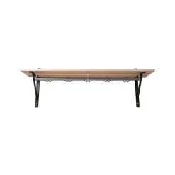 Scherlin Estantes Percheros|Estantes Percheros<Estante de recibidor 2, Roble aceitado Beige