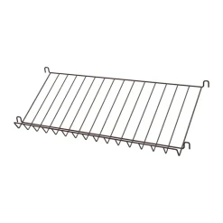 String Estante para reistero metálico, oscuro, 78×30 cm Marrón New
