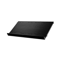 String Estante para revistero madera, Fresno teñido de , 78x30 cm Negro Clearance