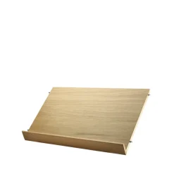 String Revisteros<Estante para revistero madera, Roble, 58x30 cm Beige