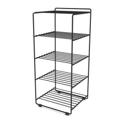 Maze Estante para zapatos Shoescraper, Negro