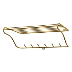 Maze Estante perchero Hat Rack, latón Color dorado New