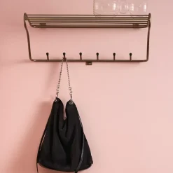 Maze Estante perchero Hat Rack, latón Color dorado New