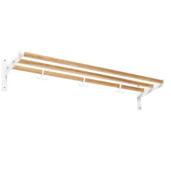 Essem Design Estantes Percheros|Estantes Percheros<Estante perchero o zapatero Nostalgi , roble, blanco MarrónBlanco