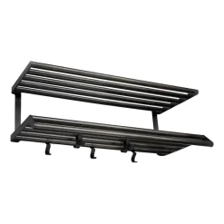 Essem Design Estantes Percheros|Estantes Percheros<Estante perchero Tamburin 60 cm, roble teñido de - Negro