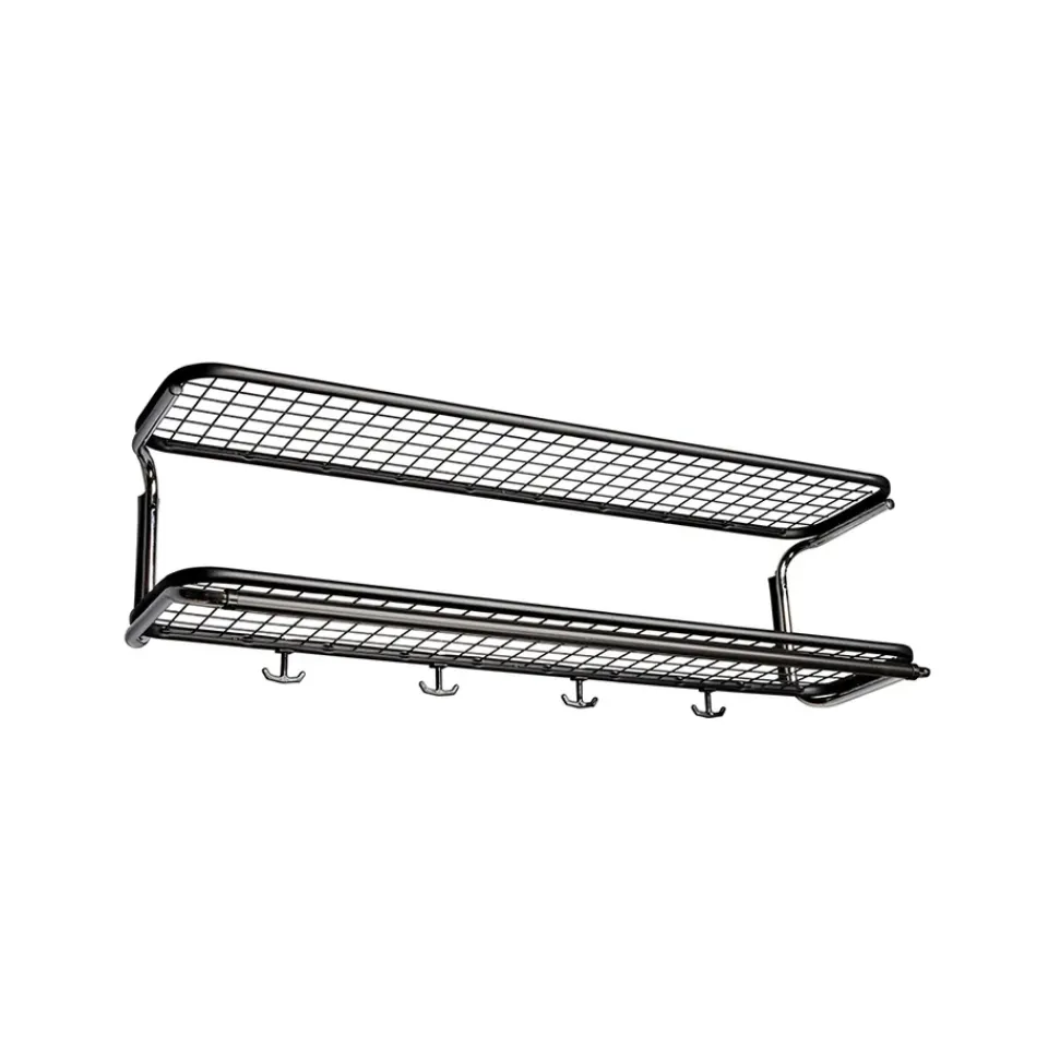 Essem Design Estante sombrerero Classic 650, /cromo, 2 niveles, 40 cm Negro Online