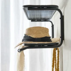 Essem Design Estante sombrerero Classic 650, /cromo, 2 niveles, 40 cm Negro Online