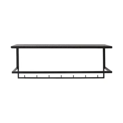 Kristina Dam Studio Estante sombrerero Grid, Black Negro New