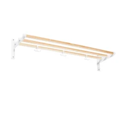 Essem Design Estante sombrerero o zapatero Nostalgi, Abedul, base blanca Beige Online