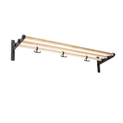 Essem Design Estantes Percheros|Estantes Percheros<Estante sombrerero o zapatero Nostalgi, Abedul, base negra Beige