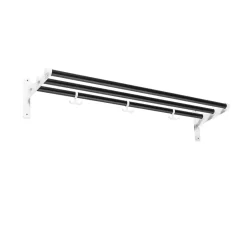 Essem Design Estante sombrerero o zapatero Nostalgi, , base blanca Negro Best