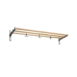 Essem Design Estantes Percheros|Estantes Percheros<Estante sombrerero o zapatero Nostalgi, Abedul, soportes aluminio Beige
