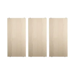 String Estanterias String<Estante , Fresno, 58x30 cm, paquete de 3 Beige