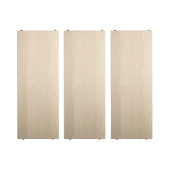 String Estante , Fresno, 78x30 cm, paquete de 3 Beige Online