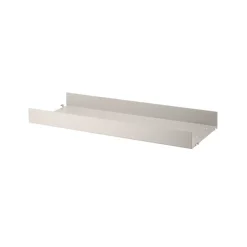 String Estanterias String|Estantes Y Estanterías De Pared<Estante metal, , 78x30 cm, borde alto Beige