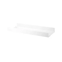 String Estante metal, , 78x30 cm, borde alto Blanco