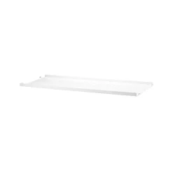String Estanterias String|Estantes Y Estanterías De Pared<Estante metal, , 58x20 cm, borde bajo Blanco