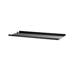 String Estante metal, , 78x30 cm, borde bajo Negro Online