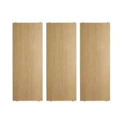 String Estanterias String|Estantes Y Estanterías De Pared<Estante , Roble, 78x30 cm, paquete de 3 Beige