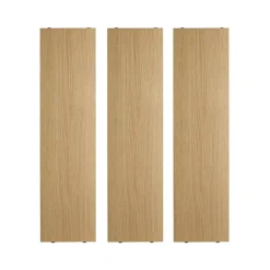 String Estante , Roble, 78x20 cm, paquete de 3 Beige Discount