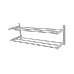 Scherlin Baldas Y Estantes Zapateros|Baldas Y Estantes Zapateros<Estante zapatero 12, Acero, aluminio Gris