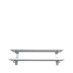 Scherlin Estante zapatero 7, , pared, aluminio, 2 niveles Blanco Best