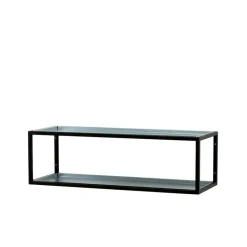 Scherlin Baldas Y Estantes Zapateros|Baldas Y Estantes Zapateros<Estante zapatero 11, Lacado , chapa de zinc, 2 niveles Negro